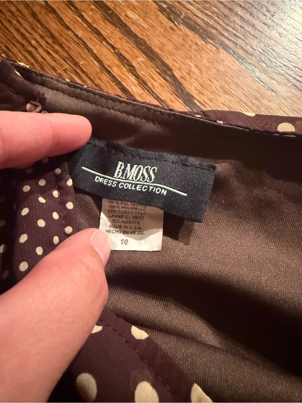 B moss polka dot skirt - Picture 2 of 6